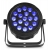 Reflektor LED Slim PAR45 18X 3W 3w1 RGB DMX BeamZ